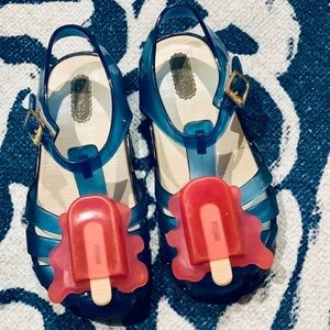 Mini Melissa Popsicle Sandals size 10